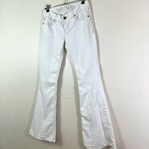 Vintage White Low Rise Bootcut Jeans Size 2R